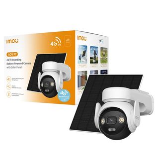 CAMERA 4G 5MP 3K WIFI PTZ PIR AOV BATT.INCL.SIM4G+PANNELLO SOL. USBC