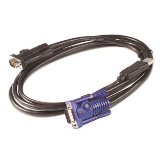 APC - Cavo video / USB - USB, HD-15 (VGA) (M) a HD-15 (VGA) (M) - 7.6 m - per A…