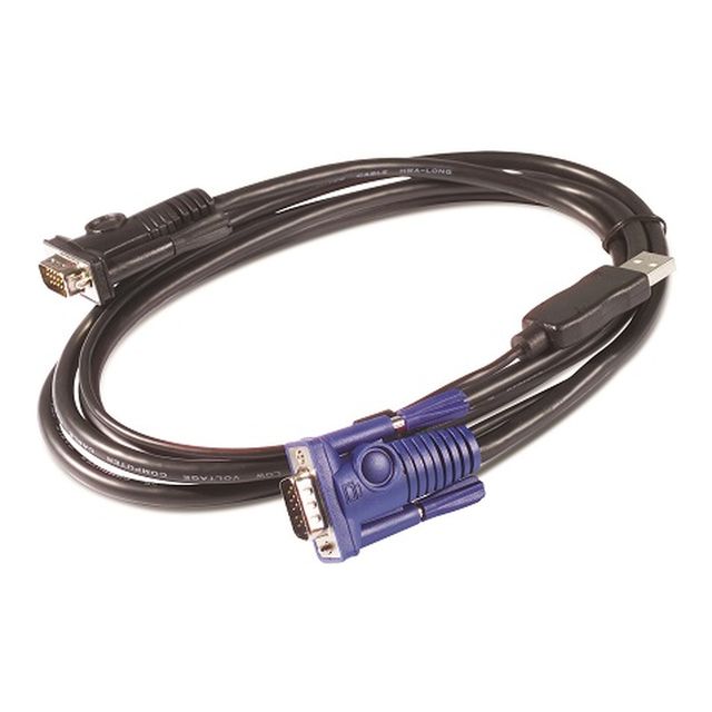 APC - Cavo video / USB - USB, HD-15 (VGA) (M) a HD-15 (VGA) (M) - 7.6 m - per A…