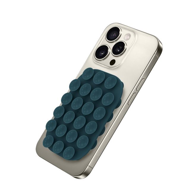 CELLY FIXSQUARE SUPPORTO A VENTOSA PER SMARTPHONE IN SILICONE BLU SCURO