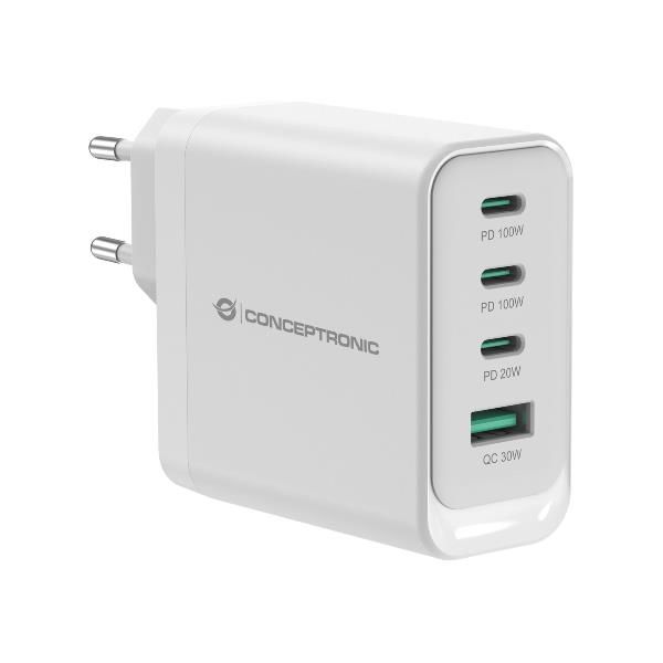 CONCEPTRONIC 4-PORT 100W GAN USB PD CHARGER