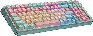 COOLER MASTER MK770 HYBRID WIRELESS KEYBOARD MACARON RGB TASTIERA MECCANICA RED…