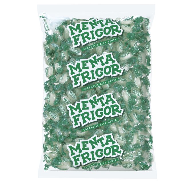 Caramelle Frigor gusto menta busta 1kg