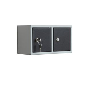 Casellario componibile Annabox 2 porte grigio/antracite Metalpus