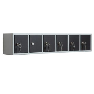 Casellario componibile Annabox 6 porte grigio/antracite Metalpus