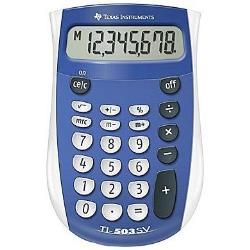 Calcolatrice tascabile LCD 8 cifre Texas Instruments TI503SV