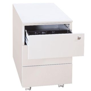 Cassettiera in metallo KUBO 3 con ruote - 40x59x54 cm bianco 3903 B