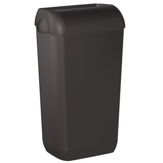 Cestino gettacarte EColored con coperchio 33,5x22,5x54,5cm vesuvian black Mar Pl