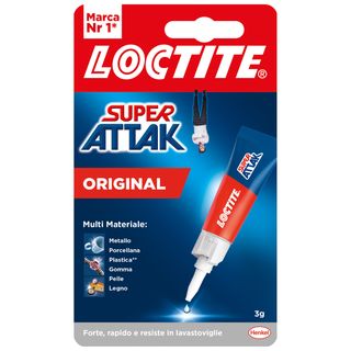 Colla Loctite Super Attak Original Plus 3 g trasparente 2971871