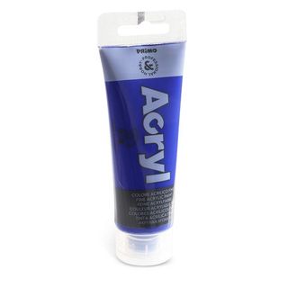 Colore acrilico Primo in tubetto in polietilene 75 ml - 500 blu oltremare 420TA…