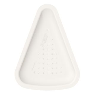 Conf 125 Vassoi pizza 1/8 19x25cm bianco Signor Bio