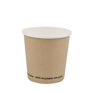Conf 50 Bicchieri caffE' in carta 75ml avana Signor Bio