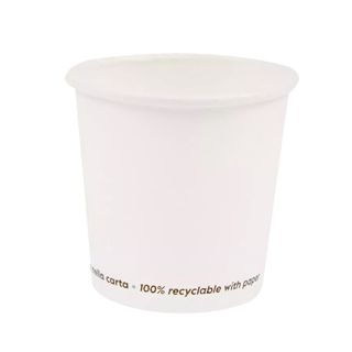 Conf 50 Bicchieri caffE' in carta 75ml bianco Signor Bio