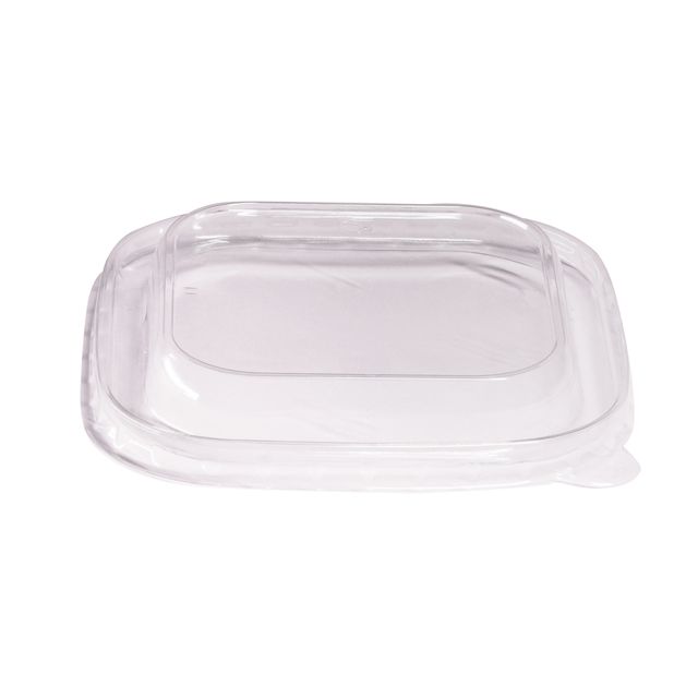 Conf 50 Coperchi per bowl quadrate 600ml trasparente Signor Bio