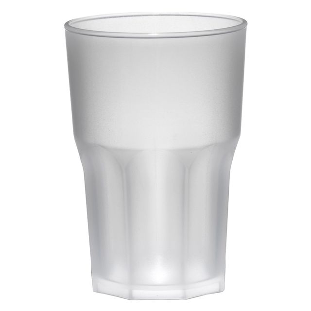 Conf. 5 Bicchieri Granity 400ml in PP satinato Leone