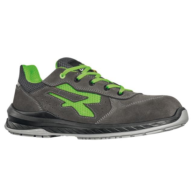 Calzatura di sicurezza Denver S1P - numero 44 - pelle scamosciata/mesh - nero/v…