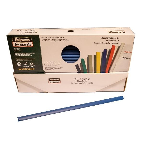 Dorsi plastici Leonardi per rilegatura senza macchine 29,7 cm diam.16 mm blu in…