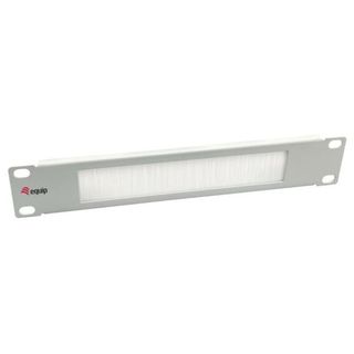 EQUIP 10" BRUSH PANEL 1U, LIGHT GREY