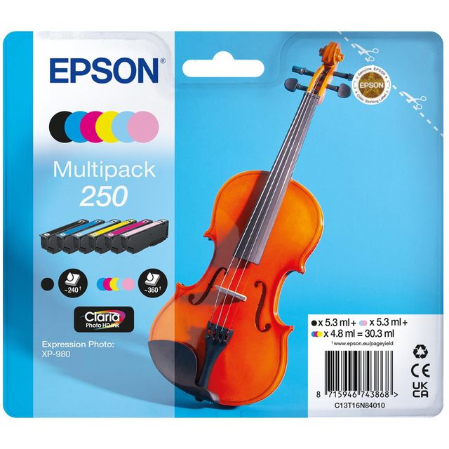 Epson Multipack BK/C/M/Y/CL/MK_250 Claria Photo 5,3 ml