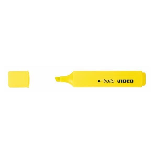 Evidenziatori Tratto Video Pastel tratto 1-5 mm giallo pastello - F83351100