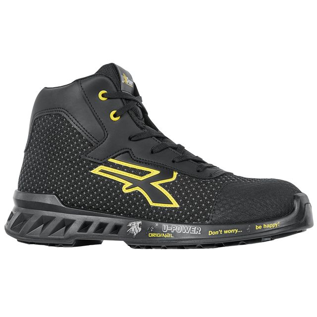 Calzatura di sicurezza Joe - S3 SRC CI ESD RedLeve - numero 40 - nero/giallo - …
