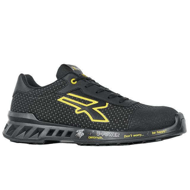 Calzatura di sicurezza Matt - S3 SRC CI ESD RedLeve - numero 40 - nero/giallo -…