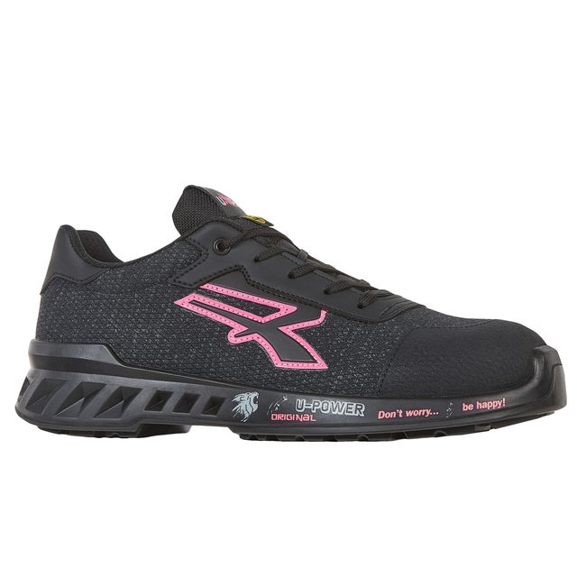 Calzatura di sicurezza Michelle - S1PS FO SR ESD RedLeve - numero 41 - nero/ros…