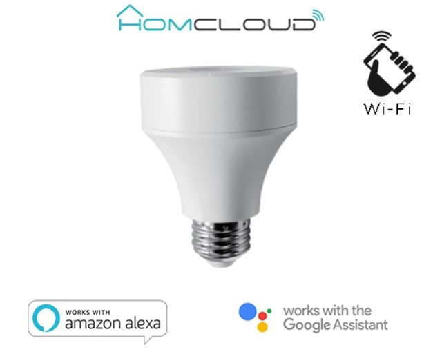 HOMCLOUD ADATTATORE E27 LAMPADINA WIFI DIMMERABILE EE-BHE27