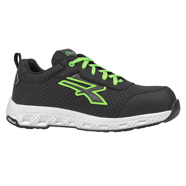 Calzatura di sicurezza Mitch Red Ego S3S ESD - numero 46 - nero/verde - U-Power