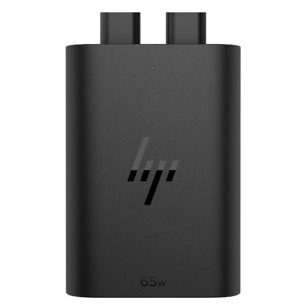 HP CARICABATTERIE GaN USB-C 65 W PER NOTEBOOK NERO