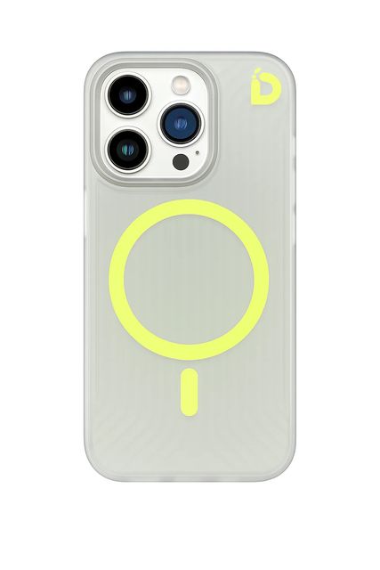 IDUDE COVER TANK MAGSAFE NEON IPHONE 14 PRO MAX GIALLO