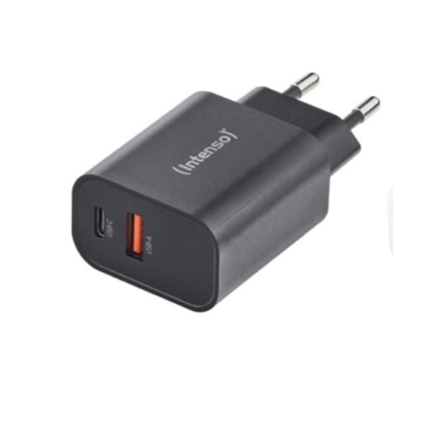 INTENSO POWER ADAPTER CARICABATTERIE DA RETE 00 W 1 x USB-A 1 x USB-C PD 3.0 QC…