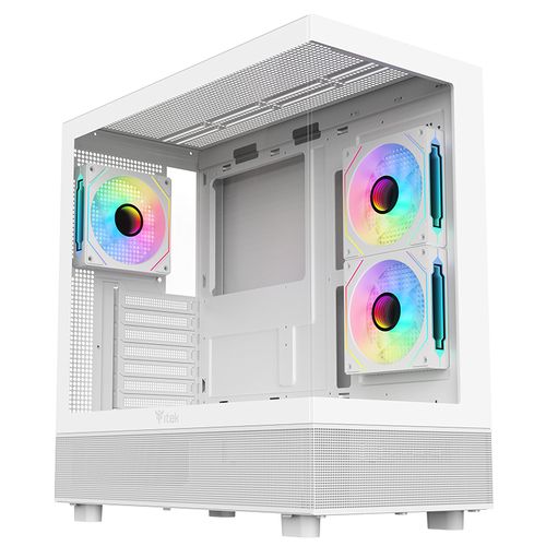 ITEK CASE SHOWBUI 42W GAMING TOWER ATX 3 x12cm ARGB FAN PANNELLO FRONTALE E LAT…