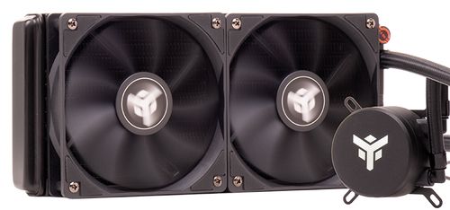 ITEK DISSIPATORE A LIQUIDO ICECORE 240 - 240MM SKT UNIVERSALE PWM BLACK FAN