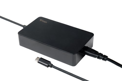 ITEK ITNBSDC65 ALIMENTATORE UNIVERSALE PER NOTEBOOK E DISPOSITIVI USB-C 65W SLI…