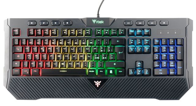 ITEK Q11 TASTIERA GAMING MEMBRANA RGB MULTIMEDIALE USB