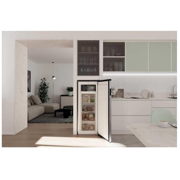 Candy CNUQ2L513EX, 169 L, 7,7 kg/24h, SN-ST, 38 dB, E, Acciaio inox