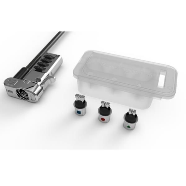 Lucchetto per laptop con combinazione 3 in 1 - con cavo 1,8 m Kensington nero K…