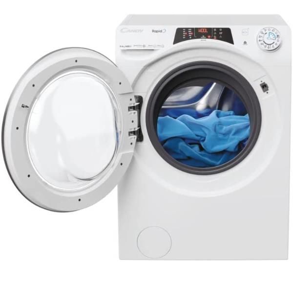 Candy ROW4964DWMST/1-S - Lavasciuga WiFi - larghezza: 60 cm - prof. 58 cm - alt…