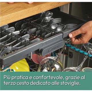 Candy RapidÓ CF 3C7L1S lavastoviglie, classe C, 8 progr., 13 coperti, libera in…