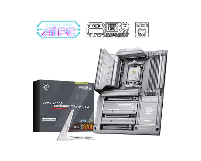 MSI MAG X870E TOMAHAWK MAX WIFI DDR SOCKET AMD AM5 CHIPSET X870E ATX