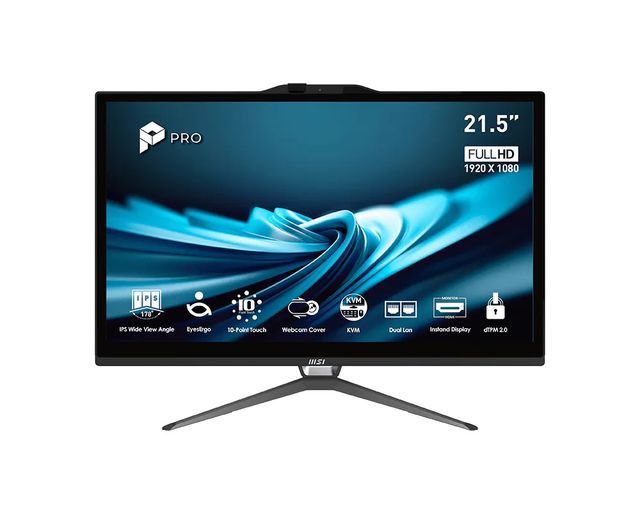 MSI PRO AP222T 14MA-603EU ALL IN ONE 21.5" FULL HD TOUCH SCREEN i3-14100 RAM 8G…