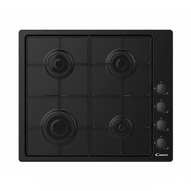 Candy Smart CHW6LBB - Piano cottura a gas - 4 piastre - Nicchia - larghezza: 56…