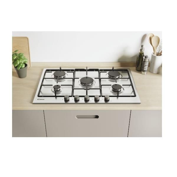 Candy Timeless CHW 7X - Piano cottura a gas - 4 piastre - Nicchia - larghezza: …