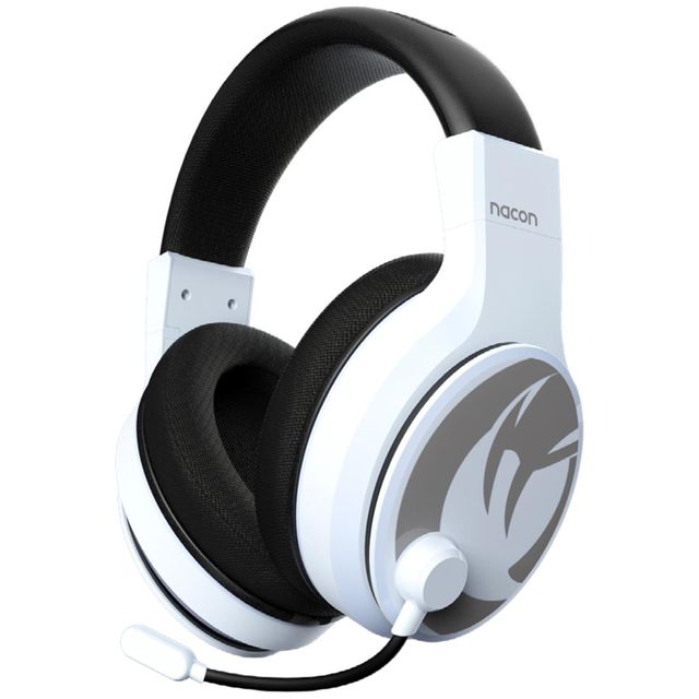 NACON CUFFIE GAMING GH-120W PC/PS4/XB1, BIANCHE