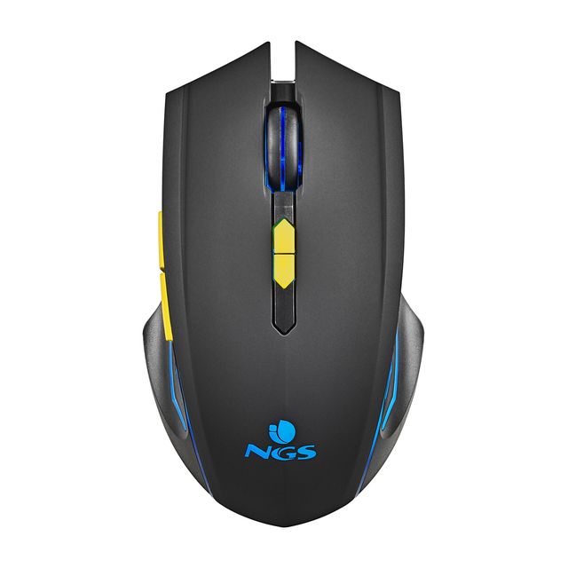 NGS GMX-200 MOUSE GAMING WIRELESS CON ILLUMINAZIONE A LED ERGONOMICO AMBIDESTRO…