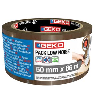 Nastro da imballo PP low noise 50mmx66mt avana Geko