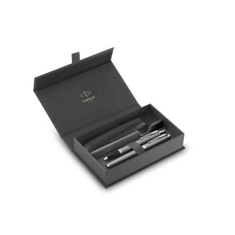 PARKER GIFT SET DUO PENNA STILOGRAFICA PUNTA M E PENNA A SFERA PUNTA M INCHIOST…