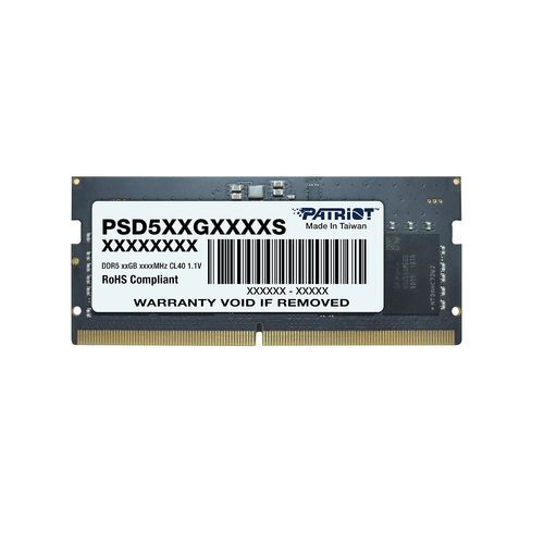 PATRIOT SIGNATURE LINE 8GB 1 x 8GB DDR5 5.600MHz CL 46 SO-DIMM