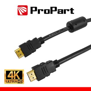 PROPART Cavo HDMI 2.0 High Speed 4K 3D Ethernet 3m SP-SP + Filtr NERO